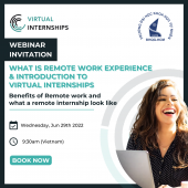 Buổi giới thiệu chương trình thực tập từ xa của Virtual Internships