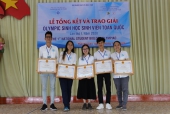 Đoàn SV khoa SH-CNSH đạt 5 giải Nhì trong kỳ thi Olympic Sinh học Toàn Quốc 2020
