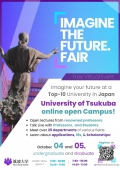 Sự kiện trực tuyến giới thiệu trường Đại học Tsukuba, Nhật Bản "Imagine the Future. Fair 2022"