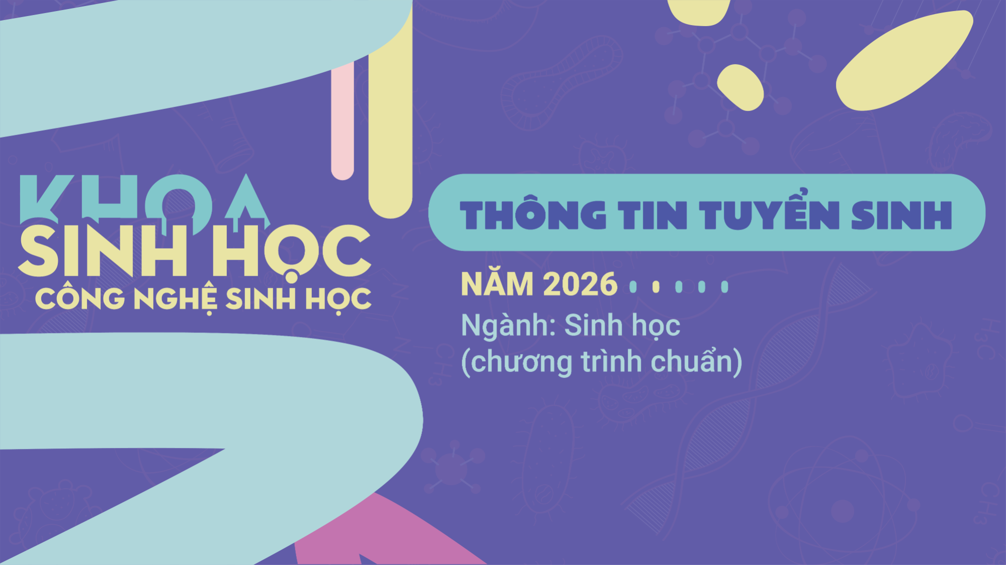 Ngành Sinh học - Chương trình chuẩn