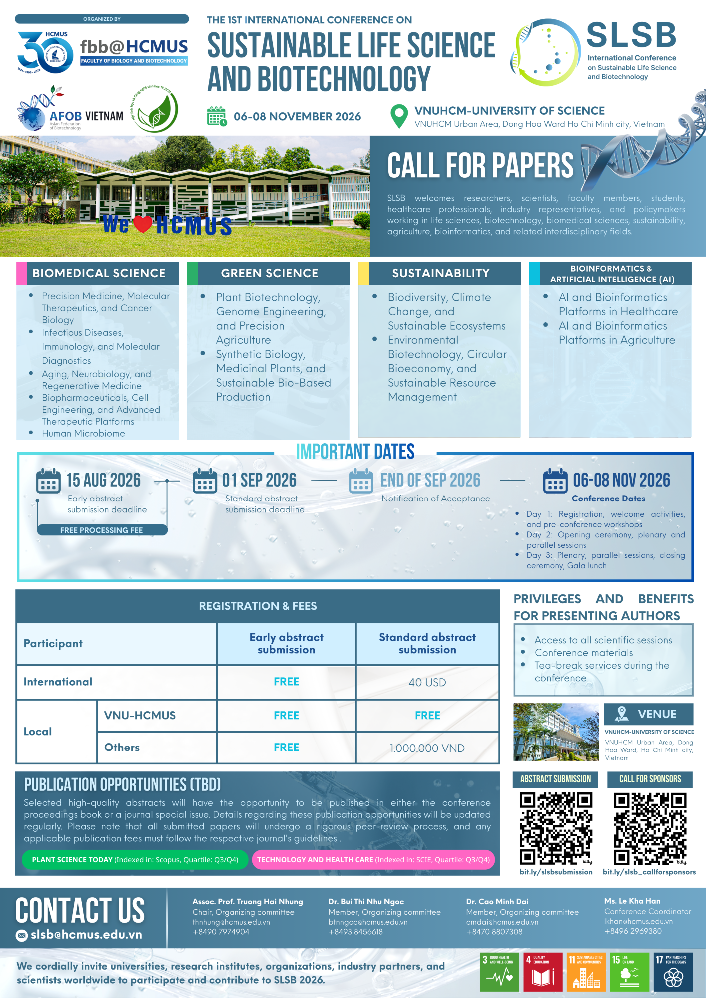 SLSB 2026 - Call for papers