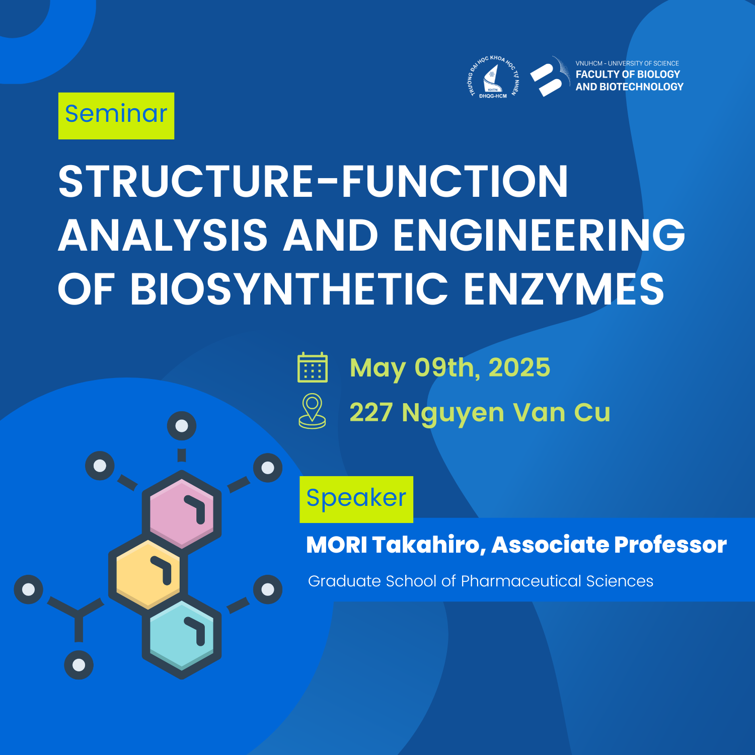 Seminar | Structure-function analysis and engineering of biosynthetic enzymes