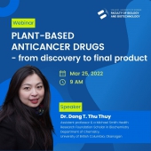[Webinar] Plant-based anticancer drugs - from discovery to final product