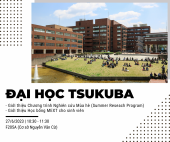 Buổi giới thiệu về chương trình nghiên cứu và học bổng từ Trường Đại học Tsukuba, Nhật Bản